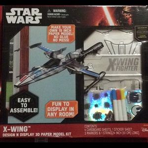 Star Wars X-Wing 3D Paper Model Kit